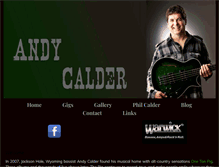 Tablet Screenshot of andycalderbass.com